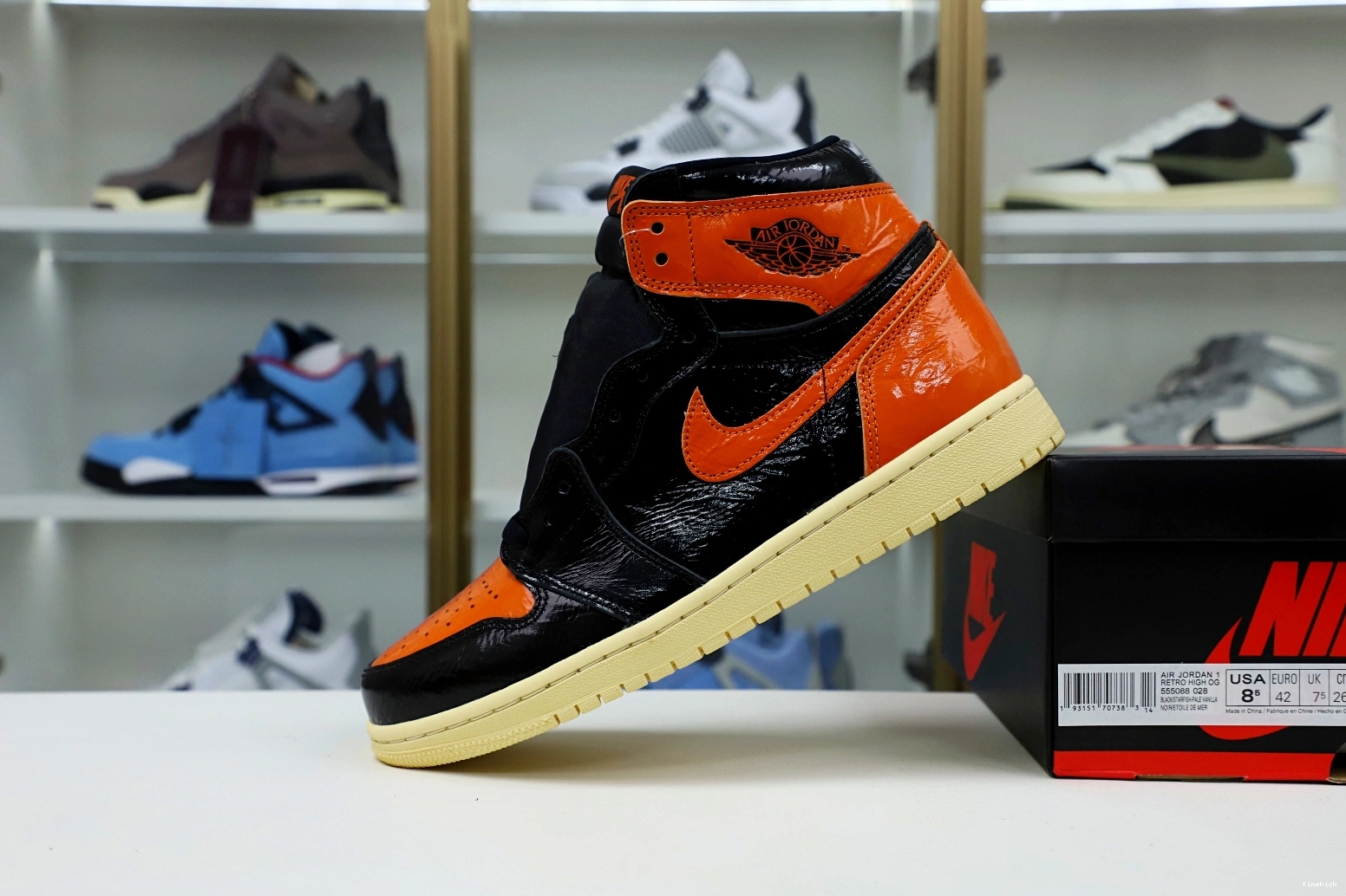 1 OG RETRO AIR 'SHATTERED 3.0' HIGH JORDAN BACKBOARD 0310